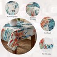 thumbnail image 5 of Sea Turtle Coastal Table Cloth Waterproof Tablecloths, Vintage Beach Coral Starfish Nautical Tablecloth Dining Table Cover for Kitchen Party Tabletop Outdoor, Rectangle Tablecloth 60x120 Inch, 5 of 9