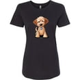 thumbnail image 3 of Inktastic Kiniart Mini Goldendoodle Women's T-Shirt, 3 of 5