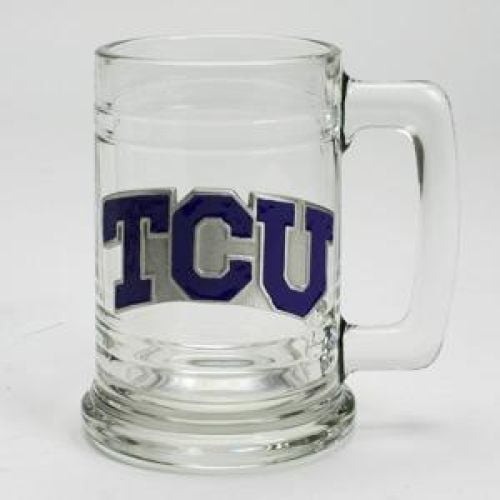 Tcu Horned Frogs 16oz Glass Tankard