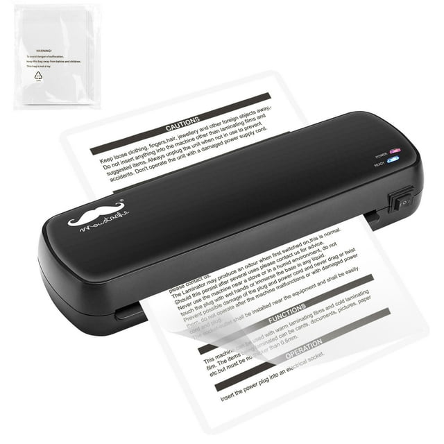 9 Inch Hot and Cold Mode Thermal Laminator, Portable Desktop Laminator Machine or Home, Office and School Use