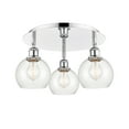 thumbnail image 3 of Innovations Lighting - Athens - 3 Light Flush Mount In Industrial Style-8.63, 3 of 5