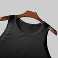 thumbnail image 5 of Gibobby Men Tank Tops Sleeveless Shirts Workout Athletic Muscle Mesh Gym Training Active Athletic Running Vest(XXL,Black), 5 of 7