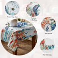 thumbnail image 5 of Sea Turtle Coastal Table Cloth Waterproof Tablecloths, Summer Beach Coral Ocean Nautical Tablecloth Dining Table Cover for Kitchen Party Tabletop Outdoor, Rectangle Tablecloth 60x84 Inch, 5 of 9