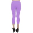 thumbnail image 3 of Vivian's Fashions Capri Leggings - Cotton, Junior Size (Lavender, 1X), 3 of 3