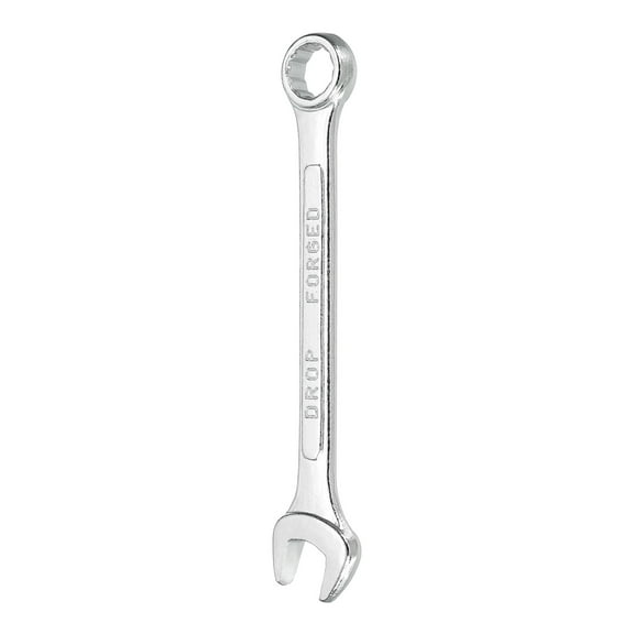 Combination Wrench 12mm Metric 12-Point Box and Open End Zinc Plated Steel
