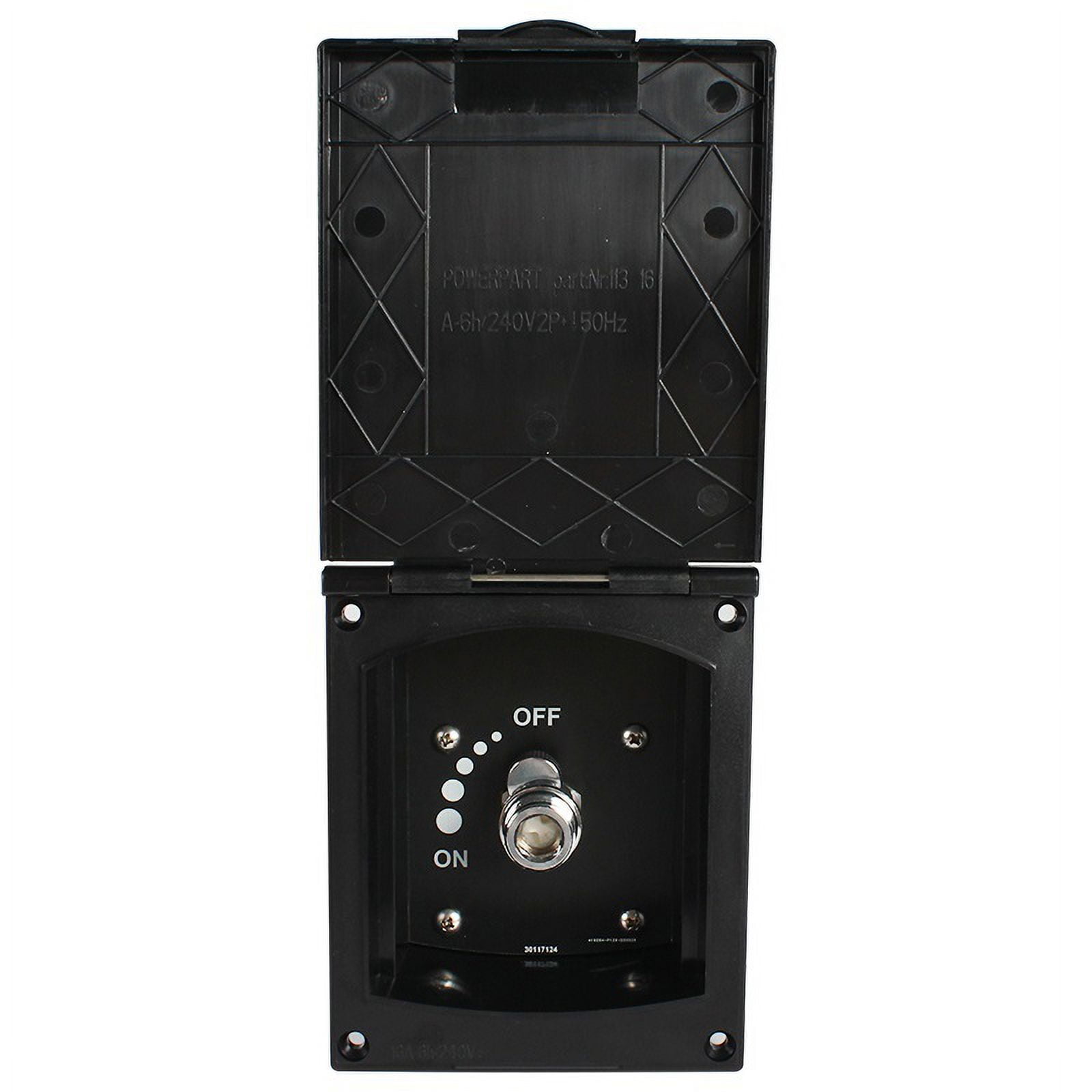 Black Exterior Shower Box Kit For Caravan RV Boat Motorhome ,Rv Camper Accessories