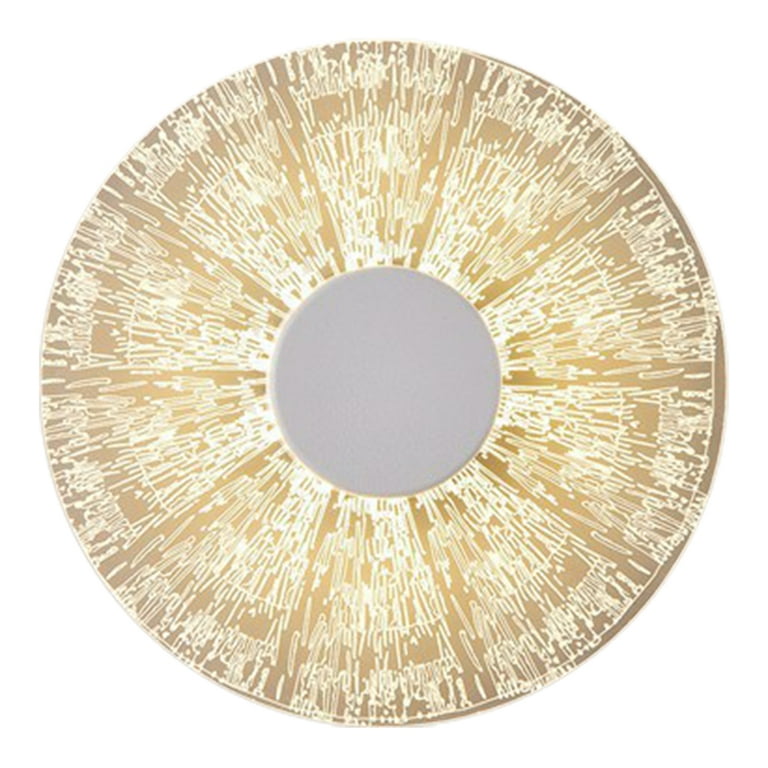 Hands DIY LED Acrylic Round Wall Lamp with Neutral Natural Light