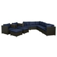 thumbnail image 1 of Innesbrook Collection 10-Piece Aluminum Patio Conversation Set with Navy Cushions, 1 of 2