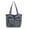 Denim Blue, variant on Vintage Washed Denim Tote Bag, Large Capacity Casual Shoulder Handbag, Dual Front Snap‑Button Pockets, Soft Denim Shopper Purse For Commuting, Travel, Shopping And Daily Casual Use