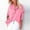 Pink, variant on Qulqfy Womens Patchwork Hoodies Long Sleeve Sky Blue Winter Sweatshirts Women Fall 2025 Tops with Silver Button L