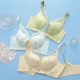 thumbnail image 2 of Sujetador de encaje sexy sin costuras para mujer, top push up, bralette fino transpirable para mujer, ropa interior sin aros, lencería floral de moda, 2 of 5