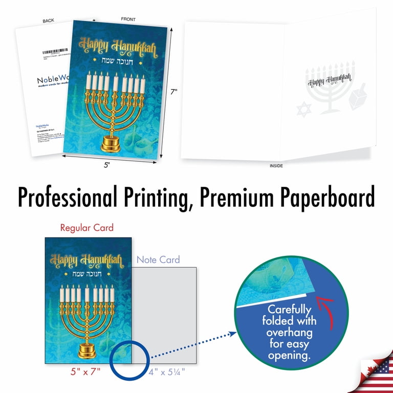 Hanukkah Lights Greeting Cards Boxed Set of 12 photo 3