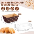 thumbnail image 2 of 100 Pcs Paper Baking Loaf Pan with Lids Disposable Paper Pans Mold for Cake Bread Oven Loaf Bakery, 2 of 6