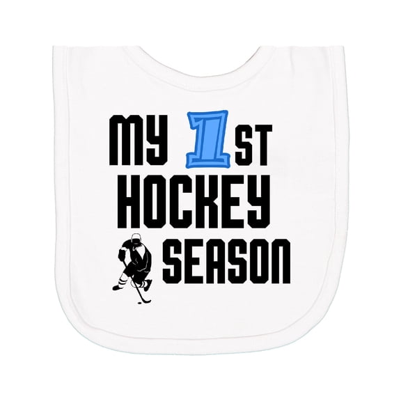 Inktastic My 1st Hockey Season Newborn Bib