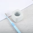 thumbnail image 2 of Unique Bargains Square Mini Ceramic Toothbrush Holder White 2.20"x2.20"x1.73" Electric Toothbrush Holder for Bathroom, 2 of 8