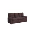 thumbnail image 3 of Kingway Furniture Transitional Linen Standard Living Room Sofa, Brown, 3 of 9