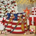 thumbnail image 6 of Honeii American Flag And Baseball Print Small Burlap Bags,Christmas Drawstring Treat Bags Gift Bags Reusable Candy Goodie Wrapping Bags for Holiday Party Favors Supplies -Small, 6 of 9