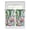Pink Green, variant on Tier Curtains 45 Inches Long, Pink Succulent Window Treatment Curtain Drapes, Green Cactus Watercolor Pastoral Small Curtain Drapes for Bathroom Laundry Room, 27.5"x45", 2 Panels
