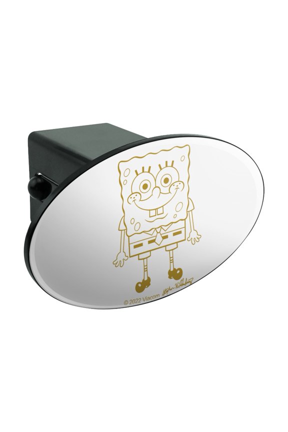 SpongeBob Full Front Oval Tow Trailer Hitch Cover Plug Insert
