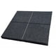 thumbnail image 1 of Loseta de Caucho Negra Especial para Gimnasios Suelos Infantiles Fitness Antivibracion- 40 mm 1x1m, 1 of 2