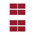 thumbnail image 4 of Manteles individuales de lino Bewildely 4 piezas antideslizante Vino rojo, 4 of 6