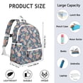 thumbnail image 6 of Paisley Pattern Backpack for School,Cute School Bag,Schoolbag with Adjustable Shoulder Straps & Padded Back,13.4"x11"x4.7", 6 of 6