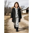thumbnail image 6 of Wantdo Girl's Coat Insulated Winter Coat Puffer Parka Jacket Outerwear Jacket Black 10/12, 6 of 11