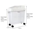 thumbnail image 3 of QUTETN Rice Container On Clearance 20KG White, 3 of 6