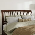 thumbnail image 2 of AFI Orleans King Sleigh Solid Wood Slat Headboard, Walnut, 2 of 7