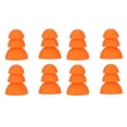thumbnail image 2 of Replacement Eartips, Silicone Eartips Replaceable Orange  For Se846 For Inner Hole 2.0mm-3.5mm Earbud, 2 of 8