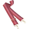 thumbnail image 2 of LAICAIW Grand Bandoulière Réglable Ceinture de Remplacement Style Guitare Sac à Bandoulière Sac à Main Sangle Multicolore en Toile (Grand : 1,97 Pouces(5CM)) (Color30), 2 of 5