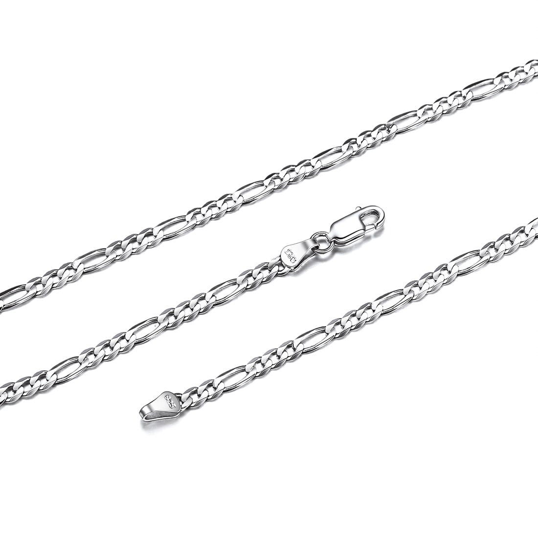 Solid 925 Sterling Silver 6mm Square Byzantine Chain Necklace 22