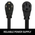 thumbnail image 4 of VEVOR Rallonge de VR 30 Pieds 50 Amp Durable de Qualité Supérieure, Cordon d'Alimentation pour VR, Rallonge de 26,5 mm de Diamètre, Fil de Cuivre, Câble d'Alimentation pour VR pour Remorque, Autocaravane, Campeur avec Poignées, 4 of 9