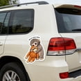 thumbnail image 4 of PUSPU Cute Monkey Pattern Decorative Stickers 5pcs for Home Decoration, 4 of 7