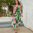 thumbnail image 5 of Leopard Print Pattern King Size Sleeveless Dress Dresses Summer Women Dresses Clothing Woman Dresses Dress, 5 of 7