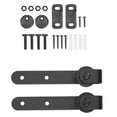thumbnail image 1 of 3X Cabinet Sliding Barn Door Hardware Kit Super Mini Sliding Door Hardware Hardware Kit Top Mount Hanger Track Closet, 1 of 7