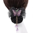 thumbnail image 4 of CSChome Filet de Cheveux Élastique à Franges Décoratif pour Femmes Accessoires de Cheveux, 4 of 7