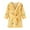 Yellow, variant on Utoimkio Toddler Baby Boys Girls Hooded Bathrobe Soft Flannel Bath Robe Long Sleeve Warm Pajamas Dressing Night Gown Sleepwear