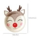 thumbnail image 3 of Platos de papel desechables para fiestas de Navidad - 10 de 10 minutos, diseño de Papá Noel y ciervos, blanco y caqui, cena navideña y decoración, 3 of 6