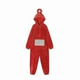thumbnail image 2 of Teletubbies Pyjama une Pièce Adulte Épaissi en Polaire Corail Rouge, 2 of 5