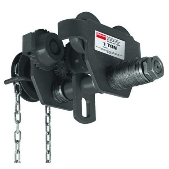 Dayton Geared Trolley,2000 lb. OZ1GBT