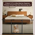 thumbnail image 5 of Flroha Pet Fence Indoor Extra Wide Dog Gates Safety Pet Gate Double Lock Swing Auto Close Pet Fencing for House Doorway Stairs Hallways amazing, 5 of 9