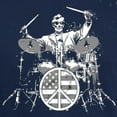 thumbnail image 3 of CafePress - Abraham Lincoln Playing Drums T Shirt - Men's Classic Graphic Cotton T-Shirt, 3 of 4