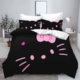 thumbnail image 1 of Hello Kitty Comforter Sets Children Bedding Set Home Twin 3-Piece Set 1 Quilt Cover Luxury 100% Polyester Modern Printed, 1 of 4