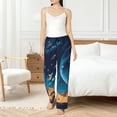 thumbnail image 4 of Fotbe Astronaut In A Space Suit On The Planet Pantalones de Pijama para Mujer, Pantalones de Dormir, Pantalones Pj con Cordón y Bolsillos-Small, 4 of 6