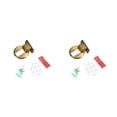 thumbnail image 4 of Speravity Tope de puerta componente modificado soporte anticolisión de tamaño pequeño soporte de tope de puerta accesorio de muebles de repuesto Amarillo 2piezas Speravity CBP491367, 4 of 6