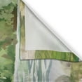 thumbnail image 3 of Ambesonne Fine Art Kitchen Curtains, Summer River with Trees, 55"x39", Green Purple and White, 3 of 3