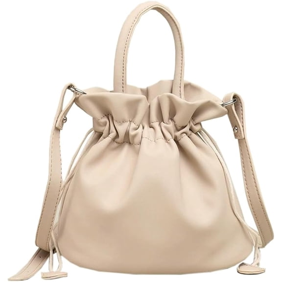 CoCoMangos Fashion Crossbody Bags for Women Soft Bucket Bag Satchel Handbag Hobo Bag Top Handle Purse Shoulder Bag with Drawstring