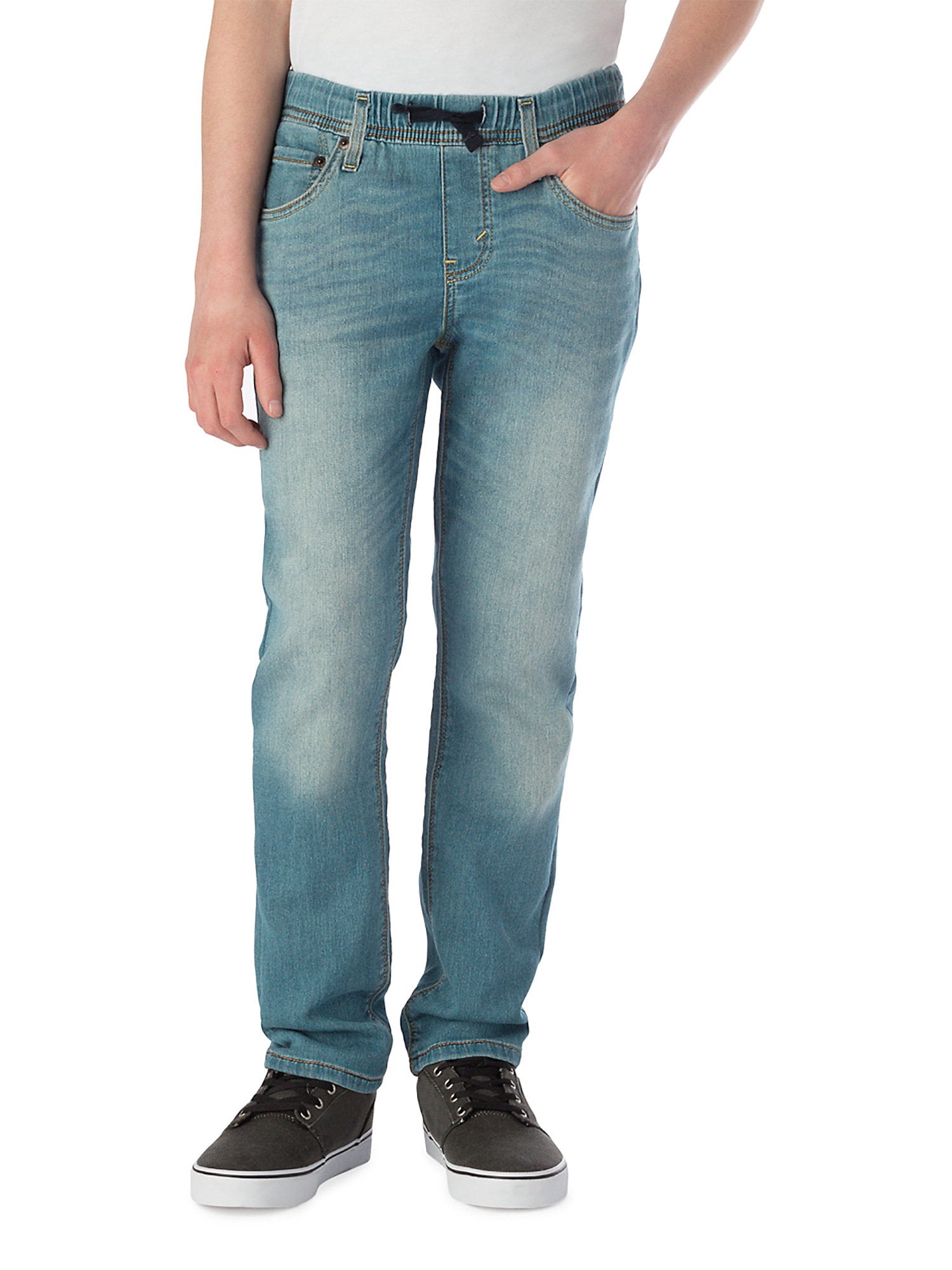 Signature by Levi Strauss & Co. Boys Skinny Pull On Jeans, Sizes 5-18 & Husky