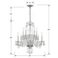 thumbnail image 3 of Crystorama Lighting - Ten Light Chandelier - Chandelier - Crystal - Ten Light, 3 of 7